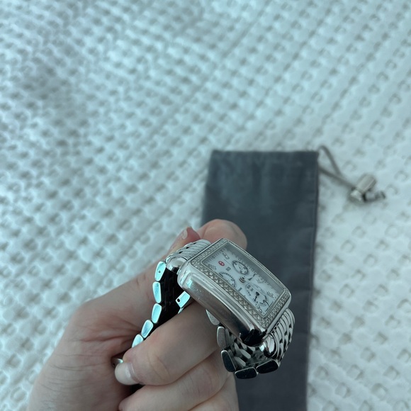 Michele Deco 18mm watch with diamonds - Picture 4 of 12